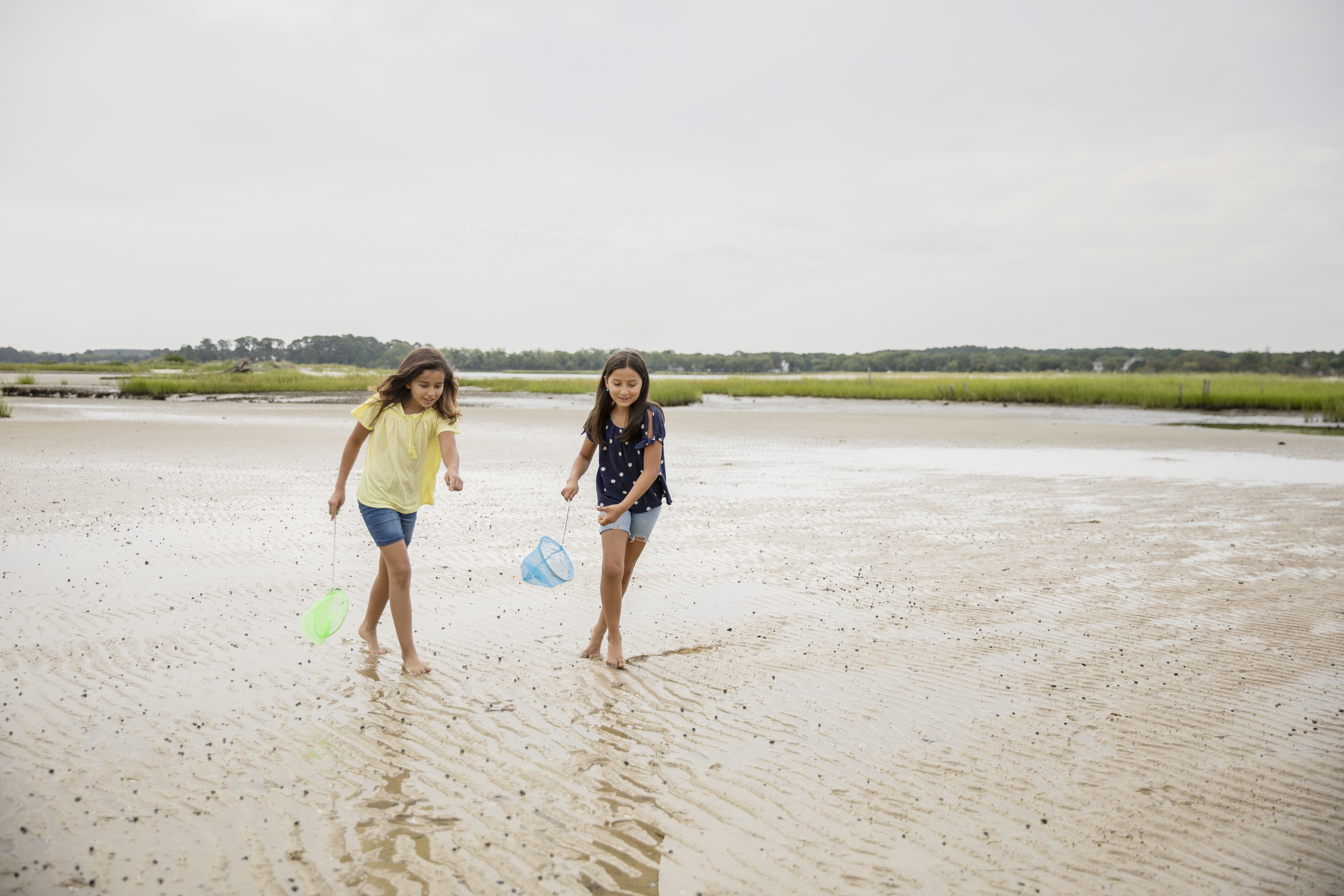Bay Creek Girls at Low Tide