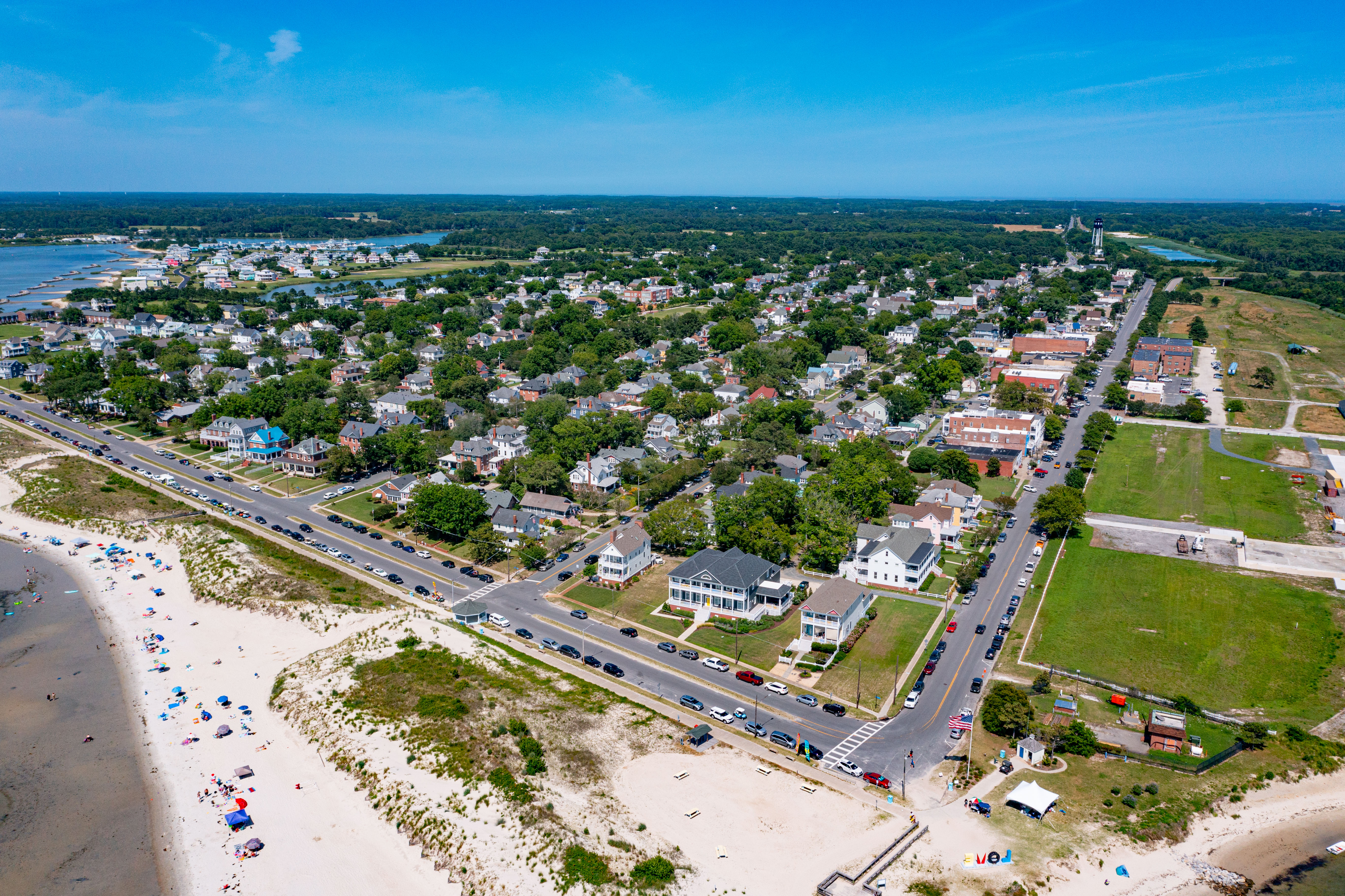 Cape Charles Aerial View