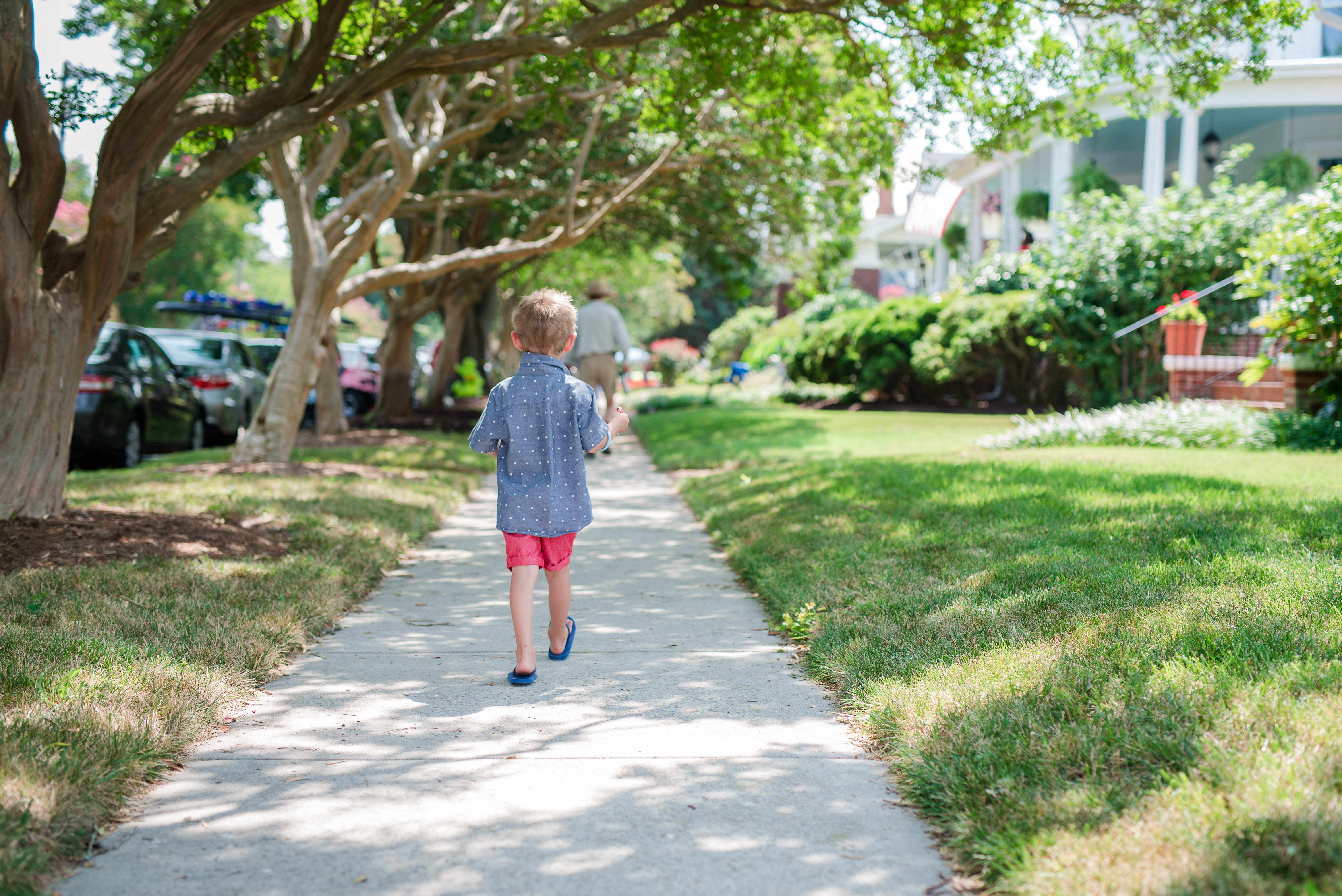 Little Boy Walking